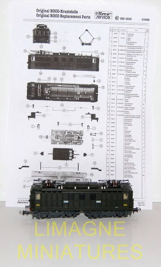 D20-7 ROCO LOCOMOTIVE ELECTRIQUE BB 4110 SNCF | D20-7